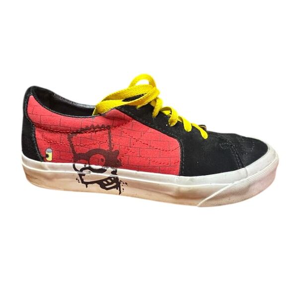 Vans x The Simpsons El Barto Simpson Sneaker Skate-Low Men\'s 8  Skate Black Red main image 10